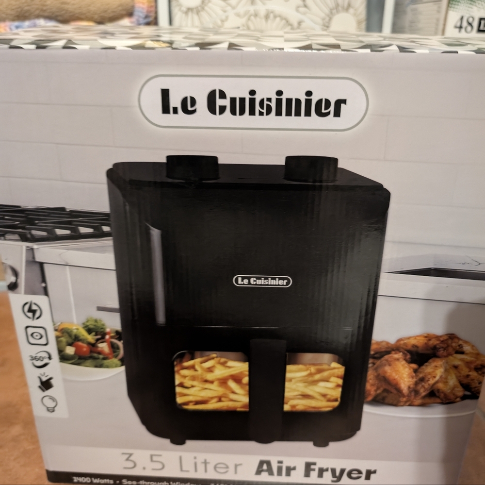 Black Air Fryer 3.5 Liter